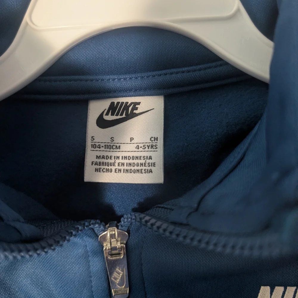 Nike Navy Blue Kids' Track Jacket & Joggers Set. New With Tags. - Picture 3 of 4